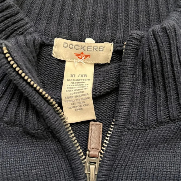 Dockers Men's Size XL 1/4 Zip - Picture 4 of 4